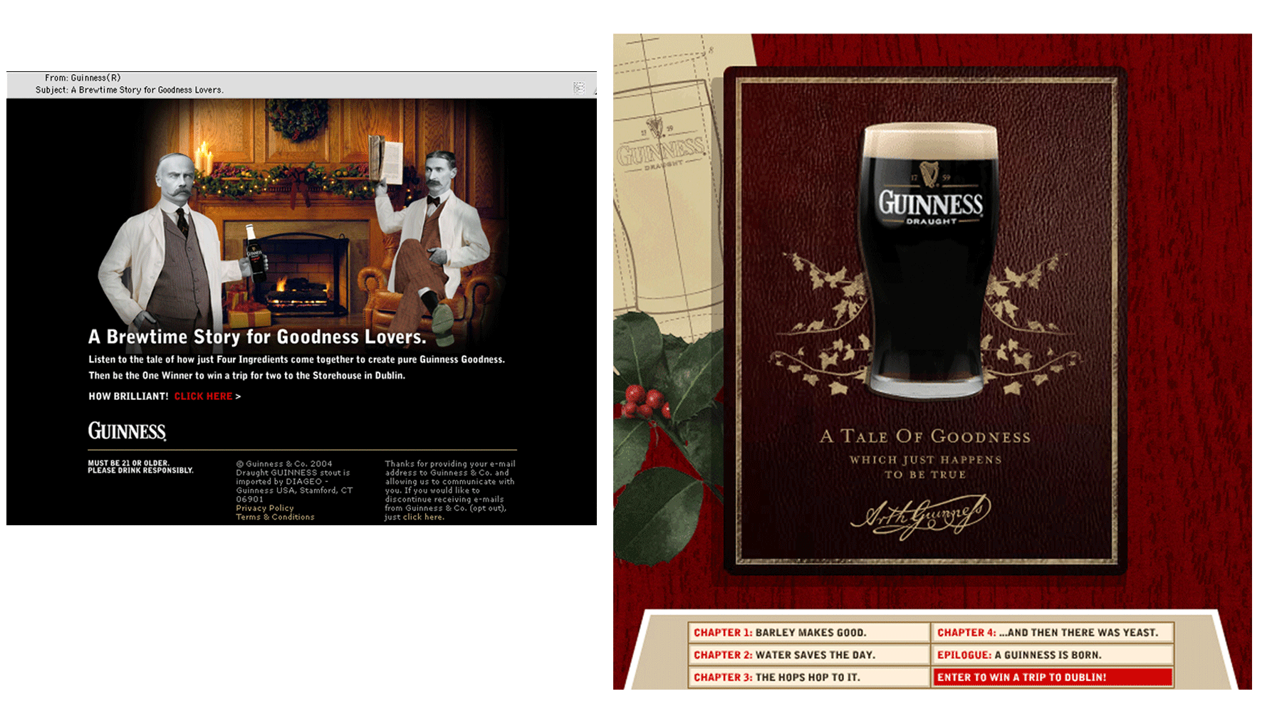 GUINNESS - Email Holiday Touch (Caples Winner)